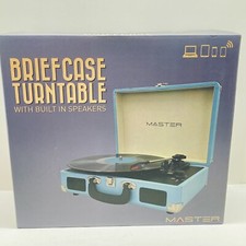 Giradischi giradischi master con altoparlanti integrati portatile