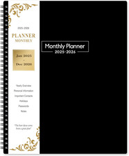 2025-2026 Monthly Planner - Monthly Planner from January 2025 to December 2026,
