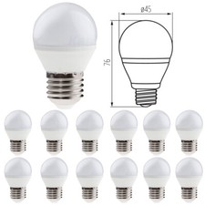 Kanlux 6.5W 6W Neutral White LED Golf Ball E27 Edison Screw Light Bulb Lamp 240V