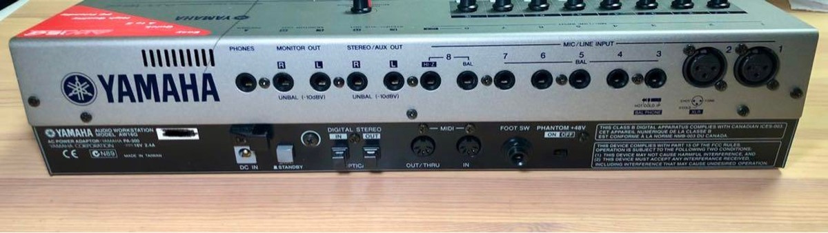 Yamaha AW16G MTR 16-Track Multitrack Recorder AM W/Acc Good