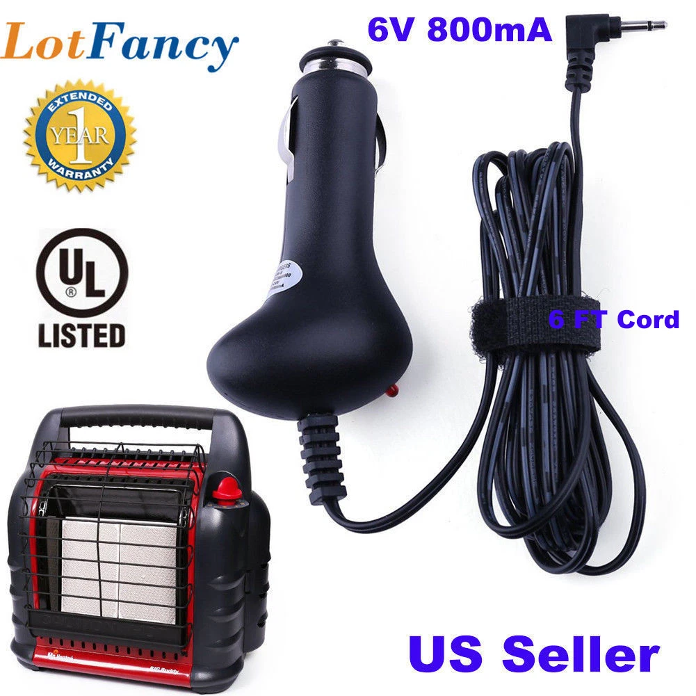 6V Car Power Adapter For Mr. Heater Big Buddy MH18B MRHMH18B F274800 Charger  | eBay