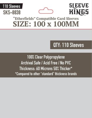 Sleeve Kings Standard 110 ''Etherfields kompatibel'' Hülsen (100 x 100 mm) SKS8838
