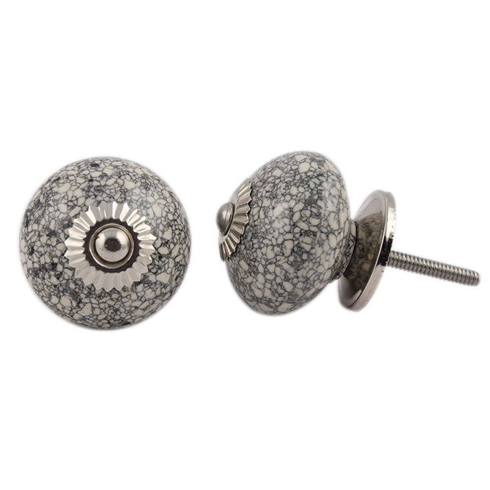 Black White Grey Ceramic Door Knobs China Knobs Porcelain