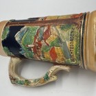 German Stein Mug Raised Figures Munchen Rathaus Berchtesgaden Garmisch-Partenkir — photo 3