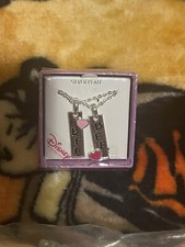 Disney Princess Silver Plated BFF Pendants With Chain Necklace Set