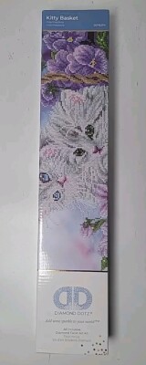 Diamond Dotz Diamond Painting Kit: Kitty Basket