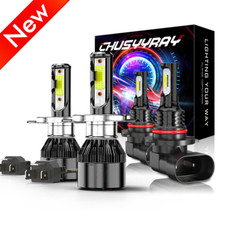 Fit 2003-2004 Ford Focus Combo Led Headlight Kit Hilo Fog Light Bulbs H49145