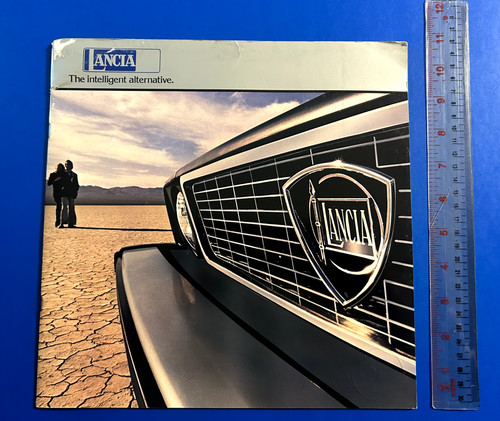 ORIGINAL RARE 1977 Lancia Coupe Sedan Scorpion HPE Dealer Brochure 