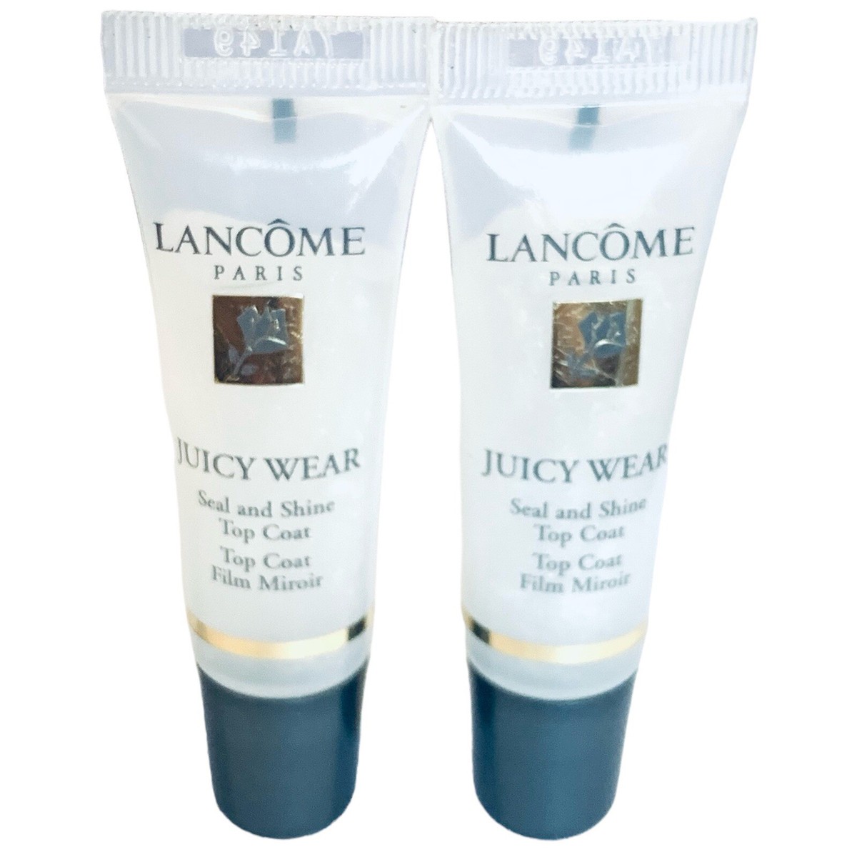 Lancome Juicy Wear Seal & Shine Top Coat 0.33 oz Lot Of 2