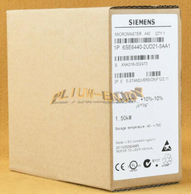 ONE NEW SIEMENS FREQUENCY CONVERTER 6SE6440-2UD21-5AA1 6SE6 440-2UD21-5AA1