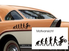 KFZ Aufkleber - Autoaufkleber - Evolution Motocross - Motorrad - Sportmotiv