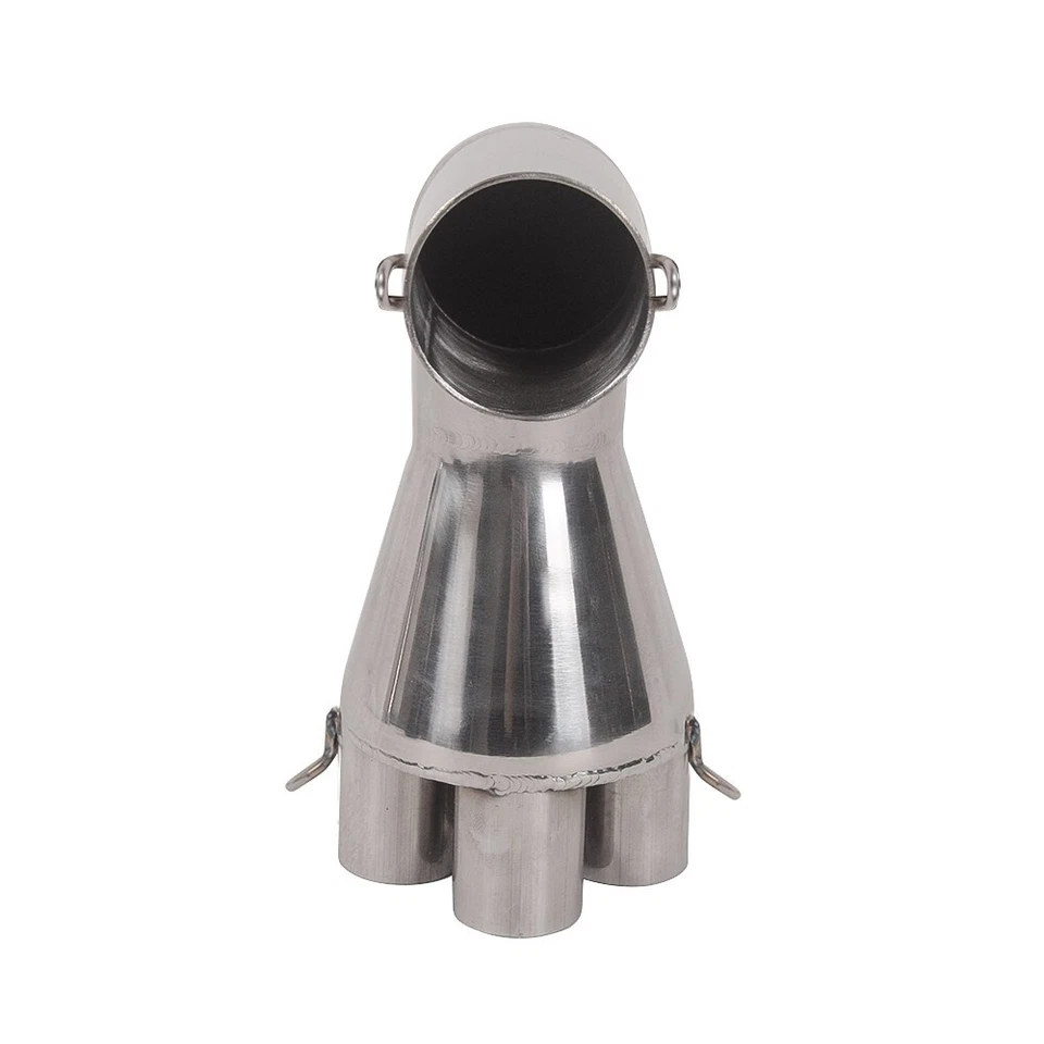 For BMW K100 Motorcycle Stainless Steel Exhaust Adapter 4 to 1 (90 degree) — 第 4/4 张图片