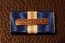 Ordensspange Bundeswehr NATO Einsatzmedaille NON ARTICLE 5 Bandschnalle Orden BW