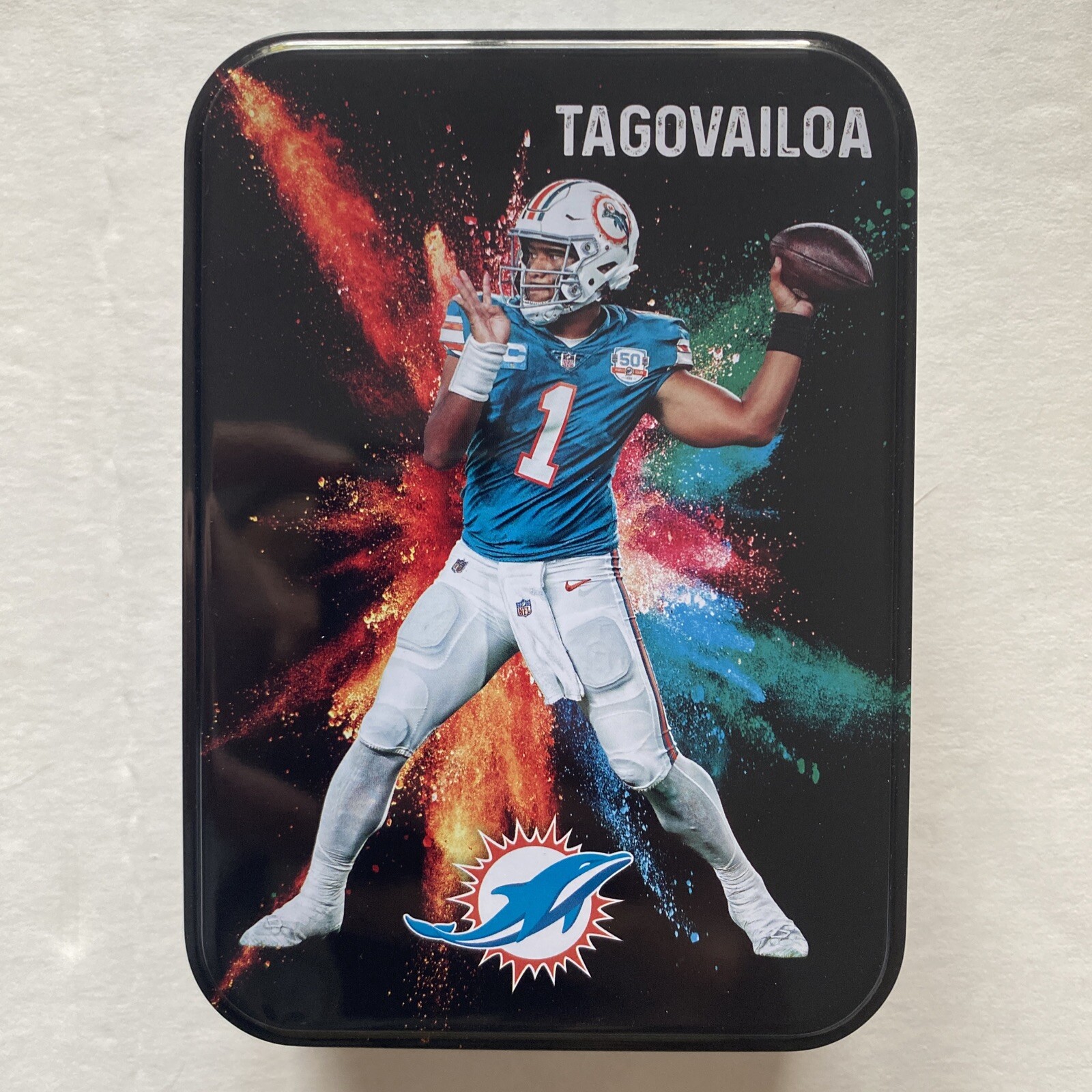 Tua Tagovailoa NFL Color Blast Opened Prizm Tin - Miami Dolphins | eBay