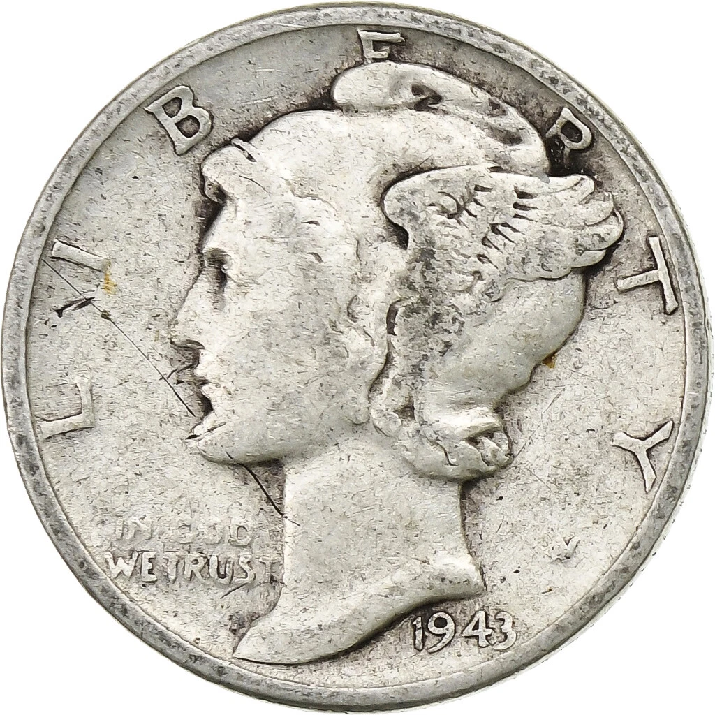 U.S. Mint 1943 Year Mercury Dimes (1916-1945) for sale | eBay