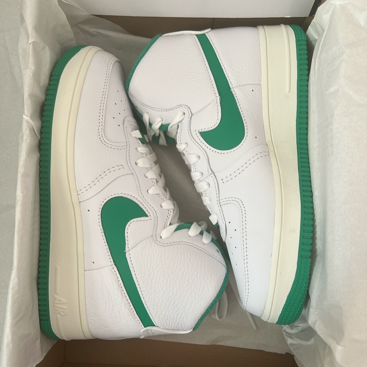 Nike Air Force 1 High Sculpt White Stadium Green WMNS UK 6