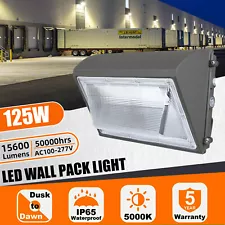 WYZM LED Wall Pack Lights 125W 15600LM Commercial Outdoor Security Lighting