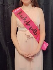 NEW Pink Bachelorette Bride to be sash for wedding decorations