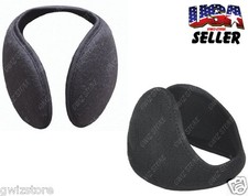 Mens   Women's Behind The Head Ear Muffs In Black