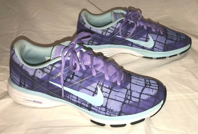 Nike Dual Fusion Tr2 Print 631661-502 Womens Size 10 Atomic Purple Trainers for sale online | eBay