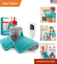 Extra Large Weighted Neck  Shoulder Heating Pad - Relief for Pain  Stress