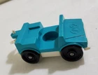 Vintage Fisher Price Little People Zoo 916 Tram Truck Blue And White  1984