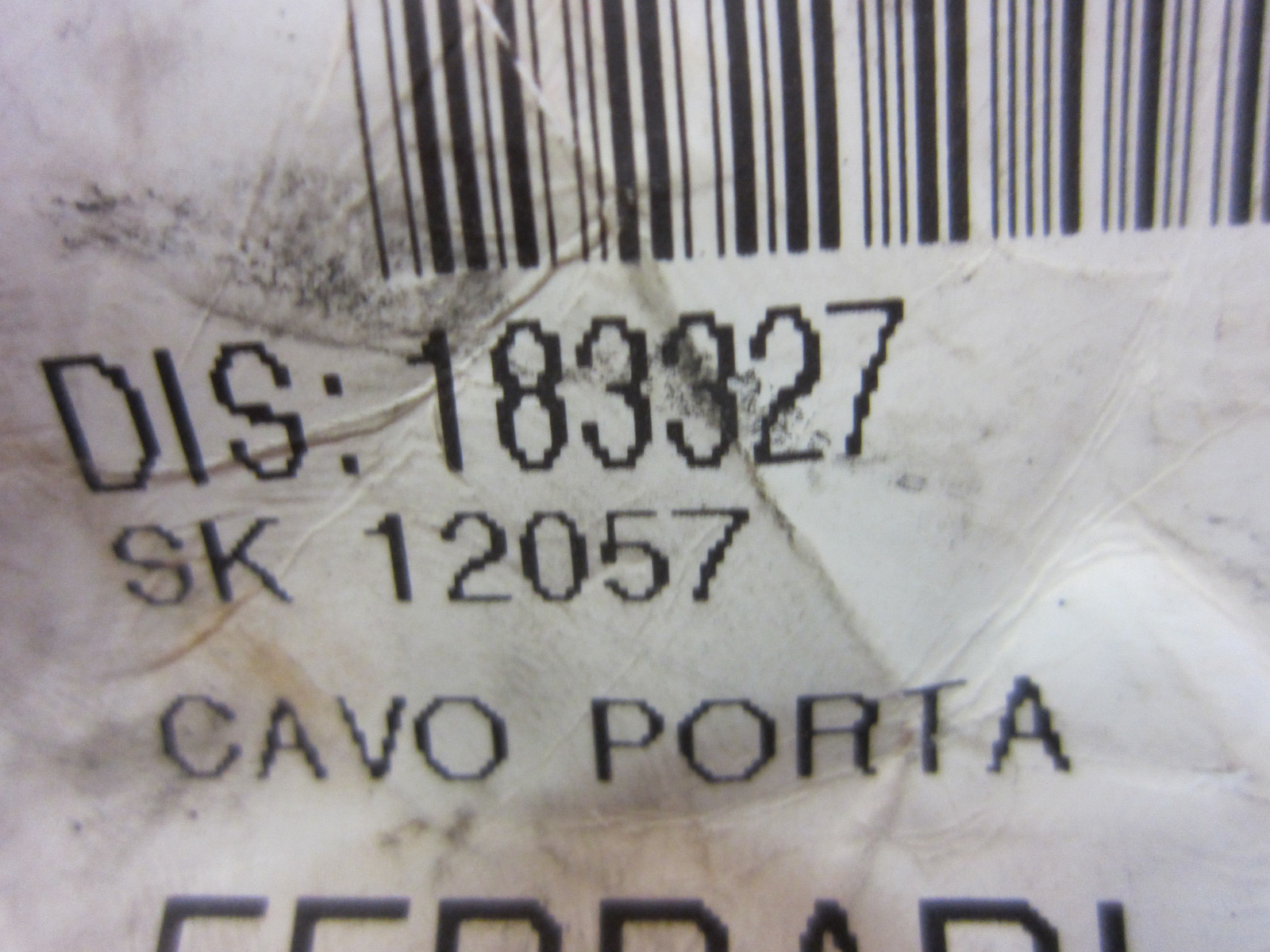 Ferrari 360 - Door Connection Cables.  Part# 183327
