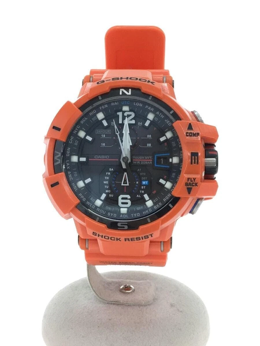 Casio G-SHOCK GW-A1100R-4AJF GRAVITYMASTER Radio Wave Solar Men's Watch USED