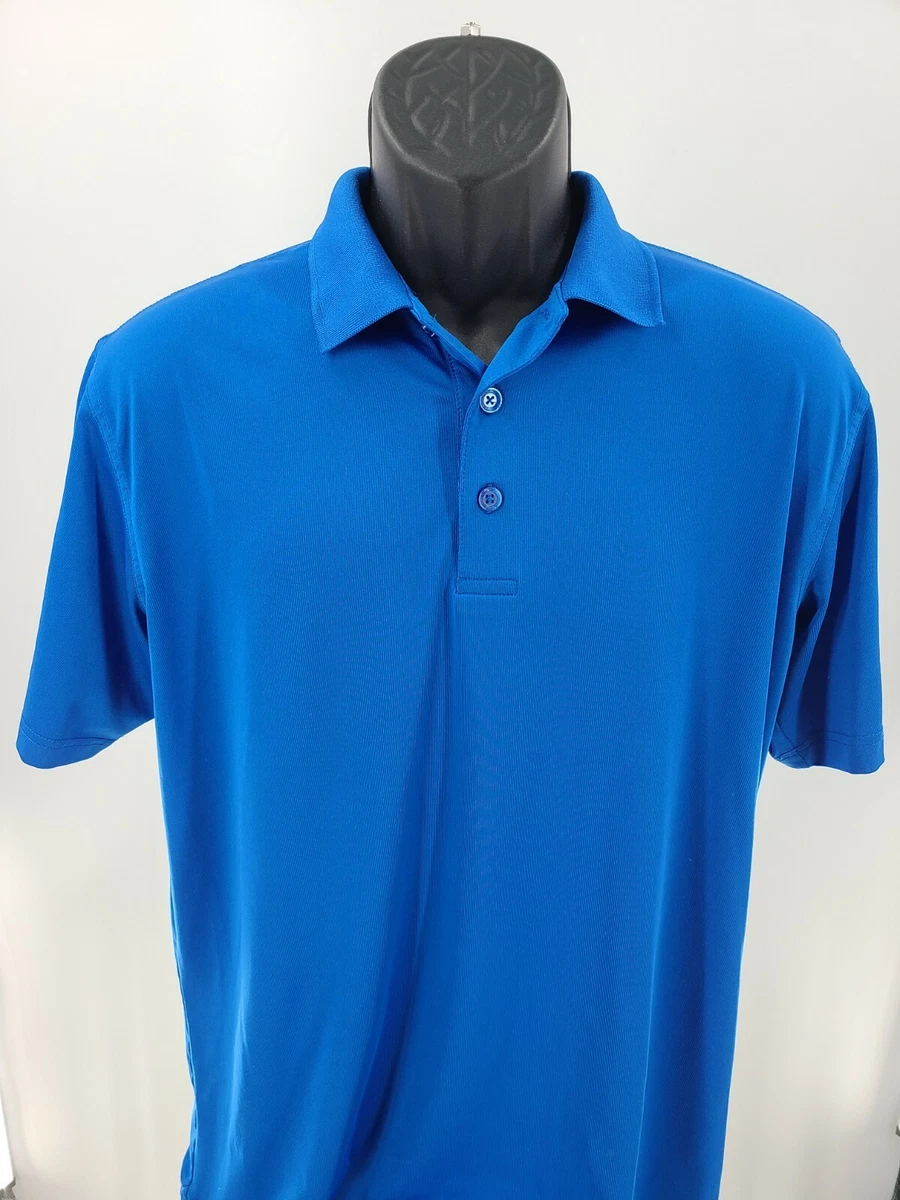 CALLAWAY GOLF MENS POLO BLUE OPTI DRI SHORT SLEEVE SHIRT MEDIUM eBay