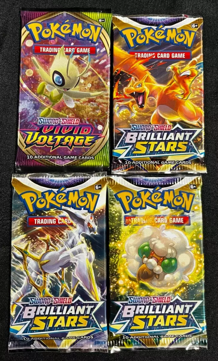 Pokemon Sword and Shield - Booster Pack Lot - 4 Sealed Packs