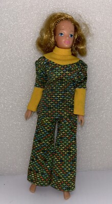 1973 Kenner Jenny Jones Mom Doll & Original Coordinates Pantsuit Outfit