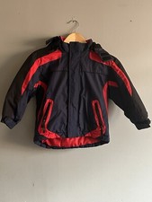 BelowZero by S.Rothschild Boys Navy, Red and Black Winter Jacket  Size: S 4 