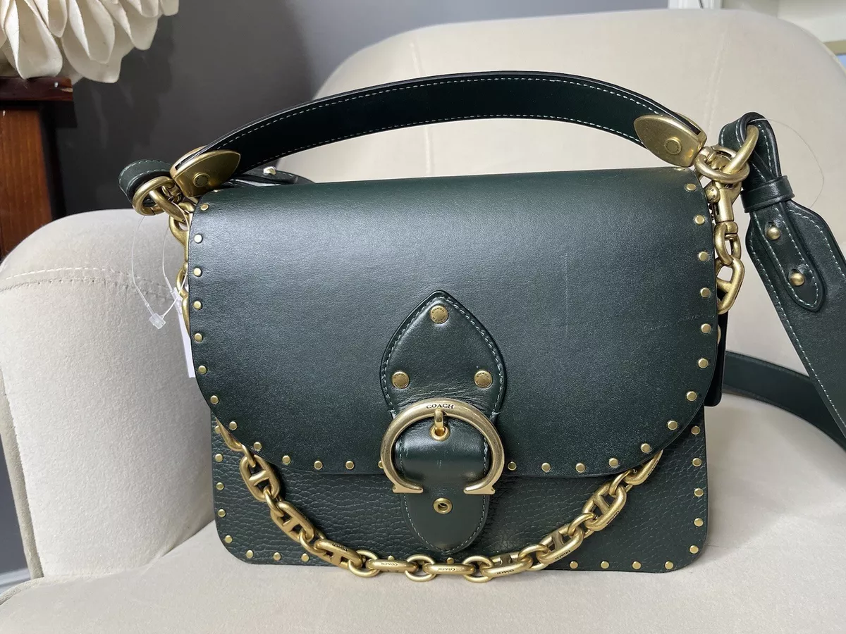 Coach Green Shoulder Bags