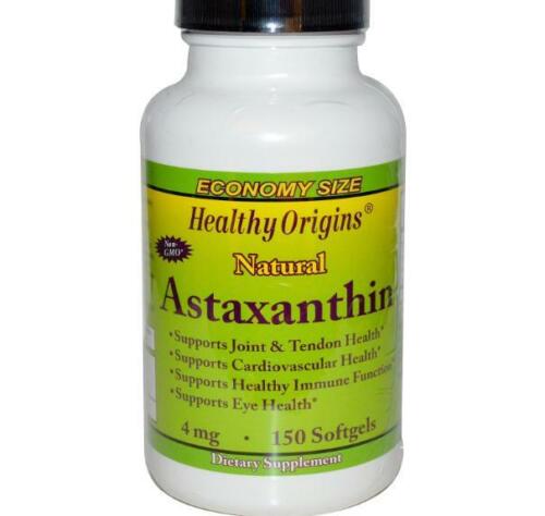 Healthy Origins, Astaxanthin, 4 mg, 150 Kapseln € 274,94 /  kg - Bild 1 von 2