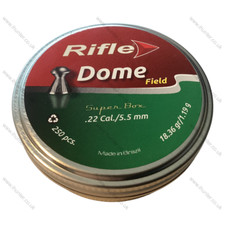 Rifle Dome Field .22 / 5.50mm Air Rifle  Pellets  18.36gr PK 250 Free P&P  L1182
