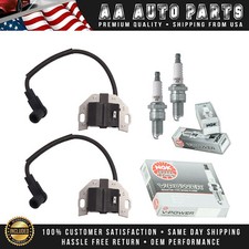 2pcs Ignition Coil Ngk Spark Plug Fit Kawasaki Fr691v Fr730v Fr651v Engines 2pcs Ignition Coil Ngk Spark Plug Fit Kawasaki Fr691v Fr730v Fr651v Engines
