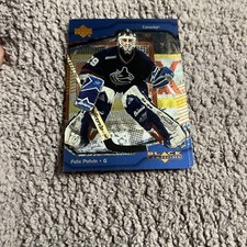 2000-01 Black Diamond Canucks Hockey Card #58 Felix Potvin