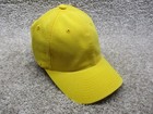 Vintage Flexfit Yupoong Blank Hat Cap Baseball Adult Small Medium Yellow NWT