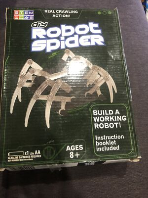 NEW DIY Tech Kit Robot Spider Build a Working Robot Real Crawling Action New