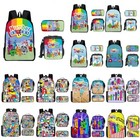 Numberblocks Backpack Kids Boys Girls School Bag Lunch Bag Pencil Case Gift