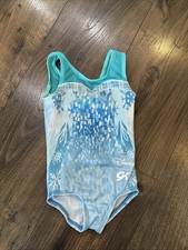 NEW GIRLS FROZEN ELSA GYMNASTICS DANCE LEOTARD SIZE XS Size 2
