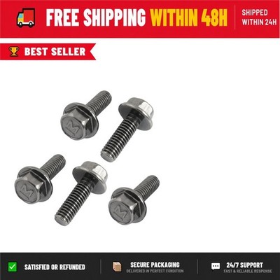 uxcell 5Pcs 6mm Reverse Thread Machine Screws - Stainless Steel
