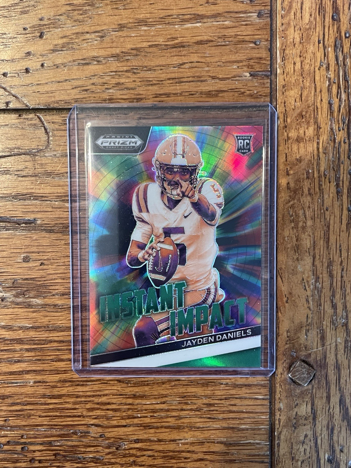 2024 Panini Prizm Draft Picks - Instant Impact Jayden Daniels #II-JD Green Prizm