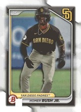 2024 Bowman #BP-87 Homer Bush Jr. Prospects