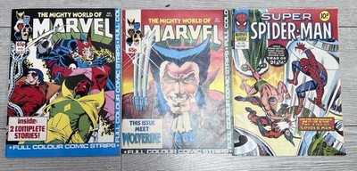Vintage Marvel Comics Bundle   Wolverine Appearance, World of Marvel Spider-Man