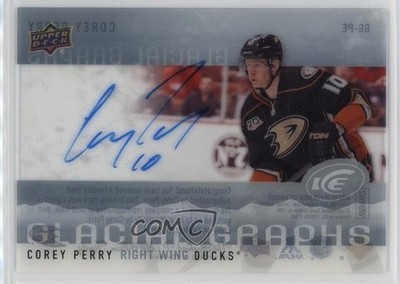 2014-15 Upper Deck Ice Glacial Graphs Corey Perry #GG-PE Auto 1o22