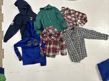 Lot Of 6 Tops Size Boys 6. 2 Sweat Shirt Hoodies And 4 Dress Shirts