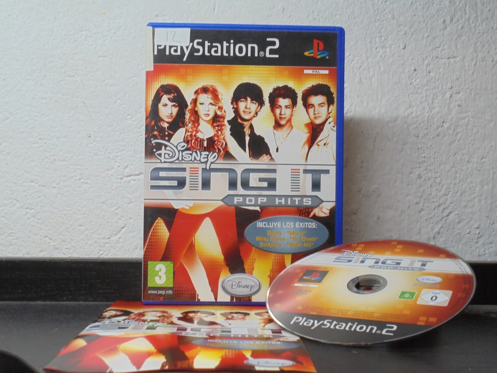 DISNEY SING IT POP HITS PLAYSTATION 2 PS2 ESPAGNOL PAL COMPLET