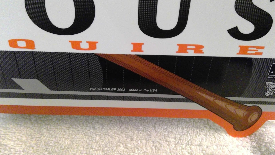 2003 Wincraft "Baltimore Orioles Clubhouse" Plastic Sign 18"x8.5" New - Image 3 of 4