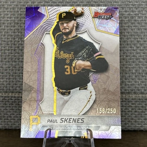 2025 Bowman’s Best Paul Skenes Purple Lazer /250 Card #40
